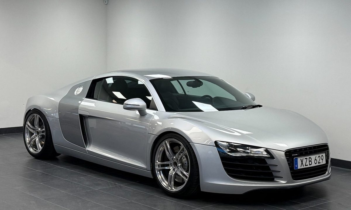 2007 Audi R8 Coupé 4.2 FSI V8 Q R Tronic · B&O · Koppling bytt