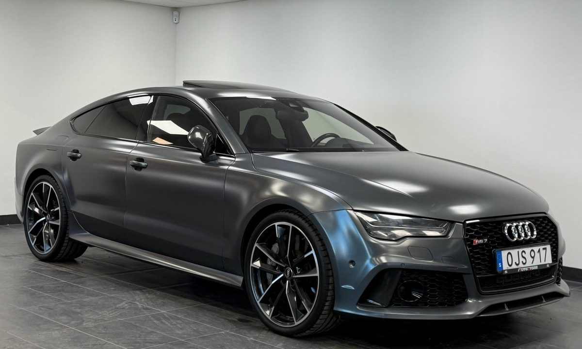2017 Audi RS7 Performance 4.0 V8 TFSI Q*Carbon*Sv-såld*B&O*keramiska*