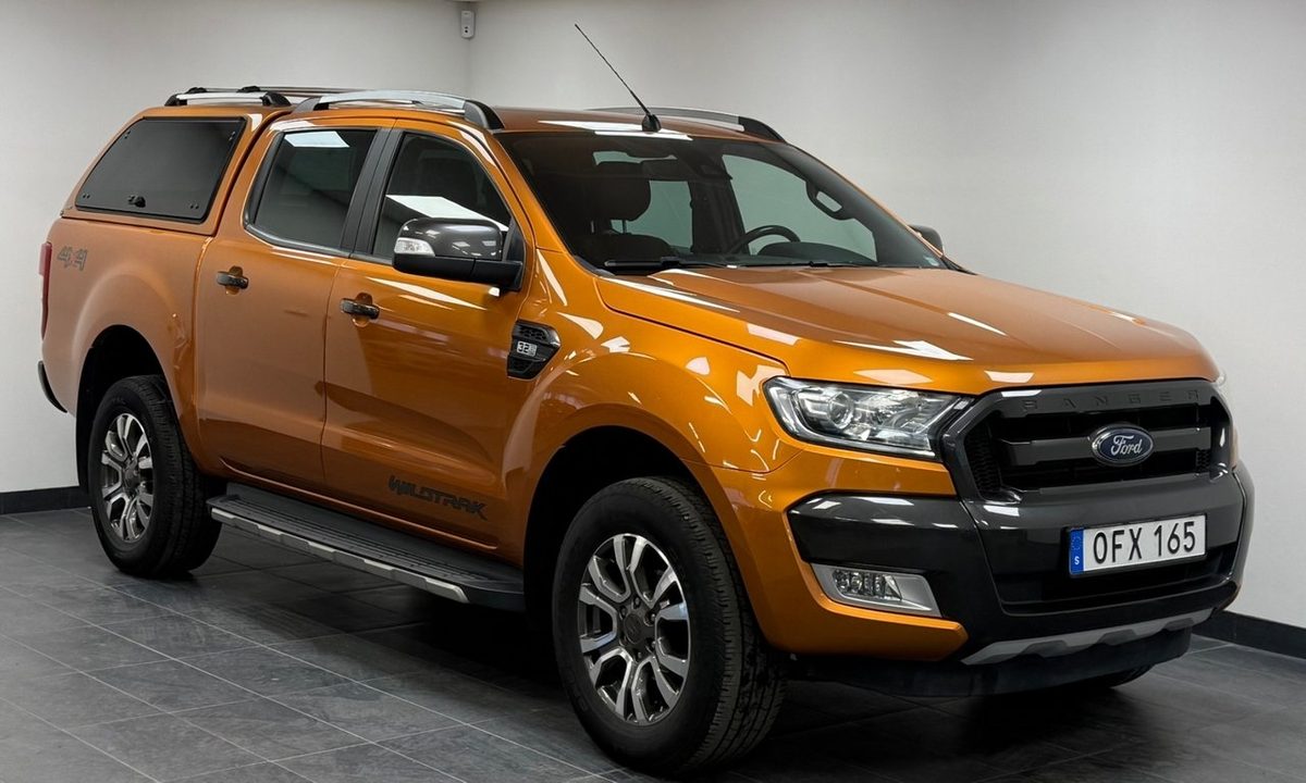 2017 Ford ranger Dubbelhytt 3.2 TDCi 4x4 Wildtrack*Alphakåpa*D-Värm