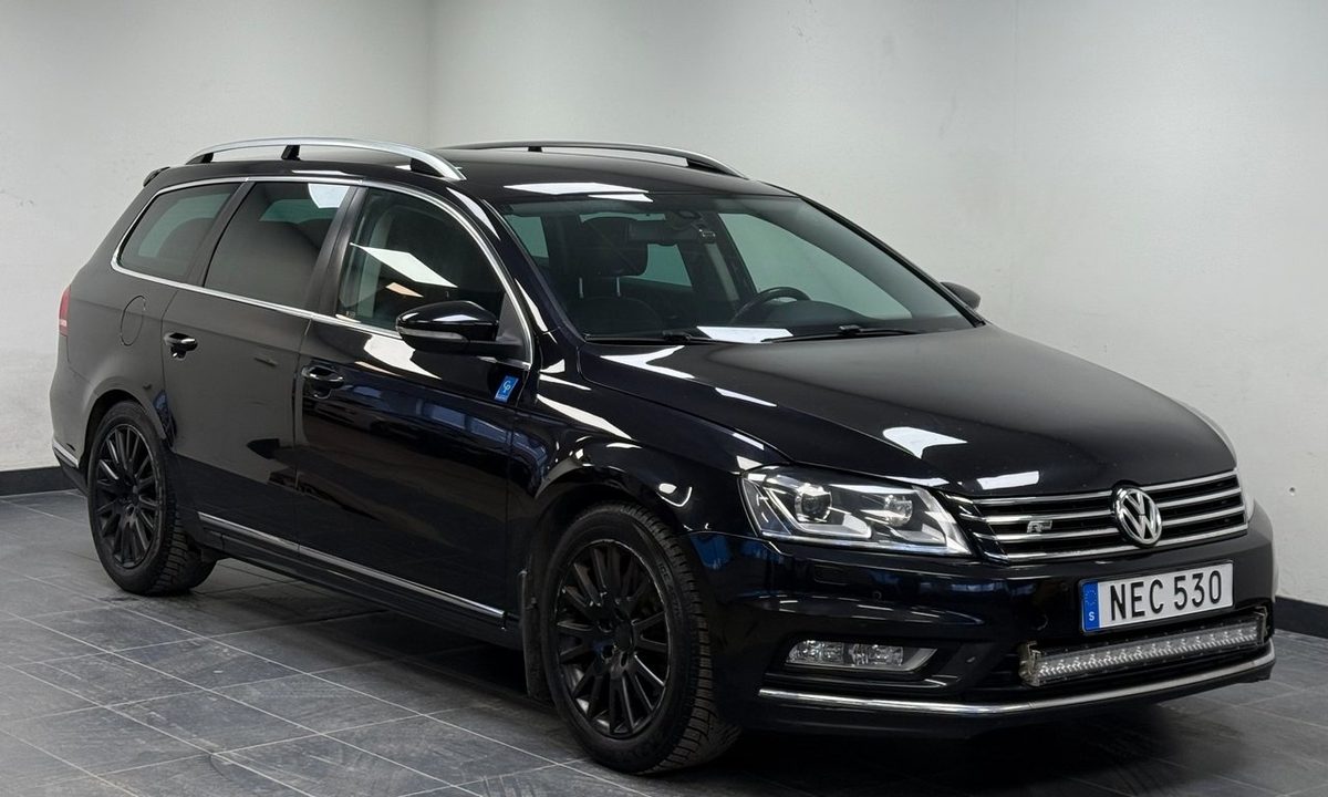 2013 Volkswagen Passat Variant 2.0 TDI 4M GT R-line *Skinn*Drag*Kamera